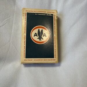 Vintage playing cards, American Airlines, Astrojets, 1960s complete deck